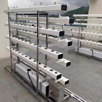 HydroBlue NFT hydroponique efficace de qualité alimentaire PP pompe à eau verticale système d'irrigation de Circulation de canal de serre d'agriculture