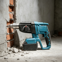 Marteau perforateur sans fil 21V, 4500 BPM, SDS Plus, pour béton, acier, maçonnerie, perçage, trois vitesses, outil électrique industriel, bricolage