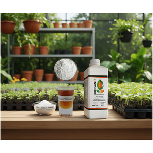 Kitosan, Estimulante del Crecimiento Vegetal Ecológico y Orgánico de Alta Pureza con Oligosacáridos y Ácidos Orgánicos para Mejorar Cultivos - Product Image 1