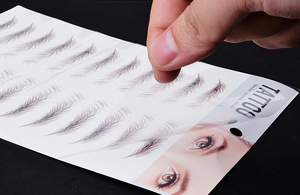 NUEVO Magic 4D Hair-like <span class=keywords><strong>Eyebrow</strong></span> Tattoo <span class=keywords><strong>Sticker</strong></span> Cejas postizas Maquillaje duradero a prueba de agua Pegatinas para cejas a base de agua - Product Image 4