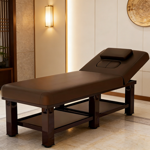Heavy Duty Adjustable Massage <b>Table</b> with Metal Frame <b>Foldable</b> Design for Spa and Salon Commercial Use - Product Image 2