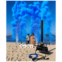 Équipement d'ambiance scénique, machine à confettis télécommandée, canon à fumée pour mariage, anniversaire, révélation du sexe, fête prénatale, feux d'artifice