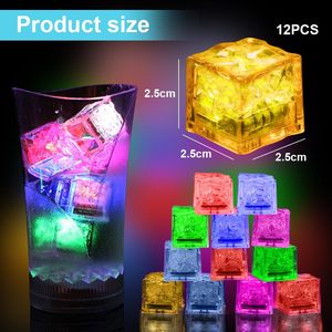 Los Mejores Cubos de Hielo LED Brillantes con Luces LED de Destello Rápido y Lento, Cubos de Hielo LED para Fiestas, Bares y Navidad - Product Image 4