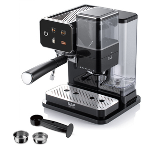 Cafetera RAF Multifunción de 900 ml y 15 Bares, Cafetera Espresso Semiautomática Inteligente de Acero Inoxidable, Cafetera Automática Profesional RAF - Product Image 3