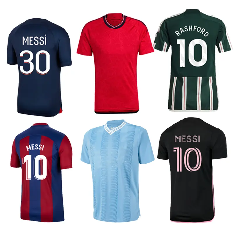 wholesale Custom Thailand Soccer Team Jersey Blank Football Soccer Jersey Quick Dry Men Football Uniform