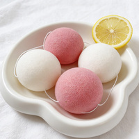 Éponge Konjac 100% Naturelle et Biologique avec Logo Personnalisé, Éponge Nettoyante pour le Visage, Lavable, pour le Bain et les Soins de la Peau
