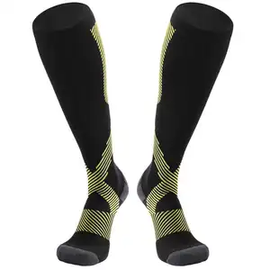 Спортивные Компрессионные носки унисекс до колена для бега, футбола, марафона