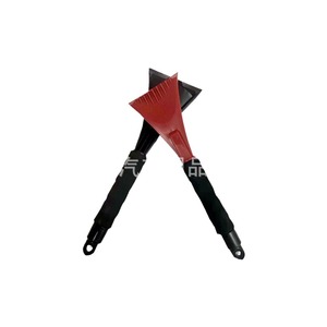 <b>Ice</b> <b>Scraper</b> 30.5cm Black And Red Soft Rubber Handle With Sleeve For Car Window Snow Removal - Product Image 1