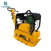Compacteur à plaque vibrante réversible FPC220, utilisé pour la construction routière