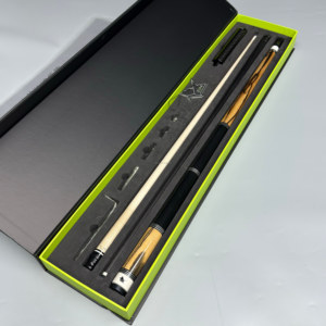 Taco de billar <span class=keywords><strong>ZENI</strong></span> de calidad premium hecho a mano con eje de carbono y arce, QianYi Radial Pin, doble eje, punta de 12.2mm y 11.8mm con contrapeso. - Product Image 6