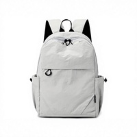 Sac à dos décontracté transfrontalier en nylon avec doublure en polyester, sangle à coussin d'air – Sac d'école portable, imperméable, unisexe, grande capacité pour étudiants