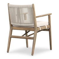 Chaise de salle à manger en bois massif de style médiéval vintage, fauteuil en jute tressé pour la maison, dossier en corde tressée de style designer pour hôtel et restaurant