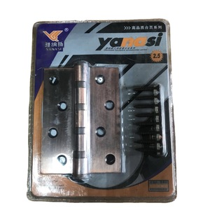 บานพับประตูยานาซี 4 นิ้ว สแตนเลส 6 รู สำหรับตกแต่งบ้าน - Product Image 4