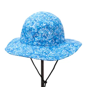 New Style Cheap Outdoor Digital Cans Printed Soft Foldable Reversible Fishing Cap Bucket Hats With Custom Logo