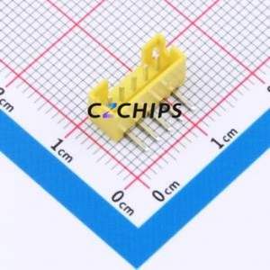 BX-PH2.0-5PWZ-Y Wire-to-Board Pin Header Bent Lead Through Hole,P=2mm Connector 1x5P 2mm Right Angle Insert PH - Product Image 1