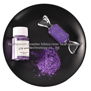 Poudre de Mica et de Nacre Effet Caméléon 12 Couleurs pour Impression Plastique, Papier, Peinture DIY, Gouttes de Cristal et Décoration Fluide - Product Image 5