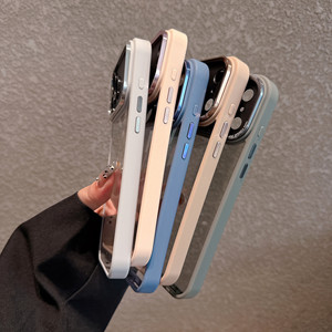 Custodia <span class=keywords><strong>Trasparente</strong></span> in Acrilico per <span class=keywords><strong>iPhone</strong></span> 17 Pro Max 16 15 14 Plus 13 12 Pro <span class=keywords><strong>11</strong></span> <span class=keywords><strong>con</strong></span> Cornice Metallica per Fotocamera - Product Image 3