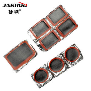 JAKROO Air <b>Filter</b> Set For Motorcycle Replacement With Red Trim And Aluminum Frame 4pc Pack - Product Image 1