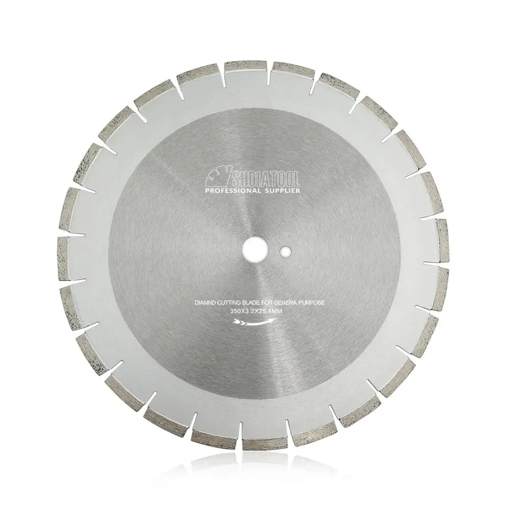 14 "350mm beton testeresi blade elmas kesim Disk kesme aletleri kesme ve beton asfalt için taşlama diski