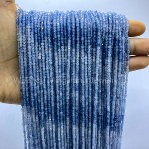 Gioielli di Mingjiang naturale 3A classe quadrato brillante taglio lucido 2*2mm acquamarina Flash classico gemma del sole taglio naturale alla rinfusa gemma - Product Image 4