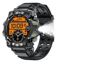 Reloj Inteligente Deportivo DF EDS PG222 para Exteriores 2025, Resistente al Agua, con Monitor de Ritmo Cardíaco, Linterna, Pantalla de 1.39 Pulgadas, Moderno - Product Image 4