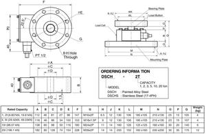 Capteur de pesage Veidt pour cellule de charge coréenne Bongshin DSCHS-5t - Product Image 2