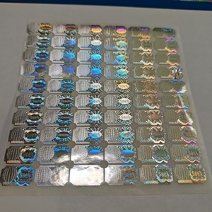 Étiquette de sécurité holographique 3D personnalisée VOID en PET, anti-effraction, anti-contrefaçon, autocollant pour emballage, garantie inviolable - Product Image 2