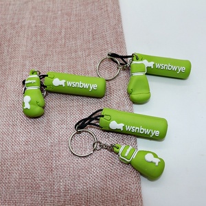 Người đàn ông Găng tay đấm bốc treo xe Keychain llaveros phá hoại bóng đấm bao cát Thiết kế túi ủng hộ đấm túi móc khóa - Product Image 5