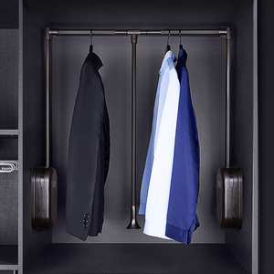 HNOSS Barre <span class=keywords><strong>de</strong></span> suspension <span class=keywords><strong>de</strong></span> vêtements <span class=keywords><strong>extensible</strong></span> pour armoire, barre <span class=keywords><strong>de</strong></span> suspension <span class=keywords><strong>de</strong></span> vêtements automatique pour armoire - Product Image 1