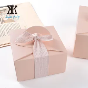 Lüks özel tasarım baskı kek kutusu doğum günü hediyesi kek ambalajı kutuları