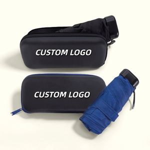 Mini Pocket Modern Manual Travel <b>Umbrella</b> Custom Logo Branded 5 Fold Wholesale High Quality Portable <b>Foldable</b> UV Protection - Product Image 3