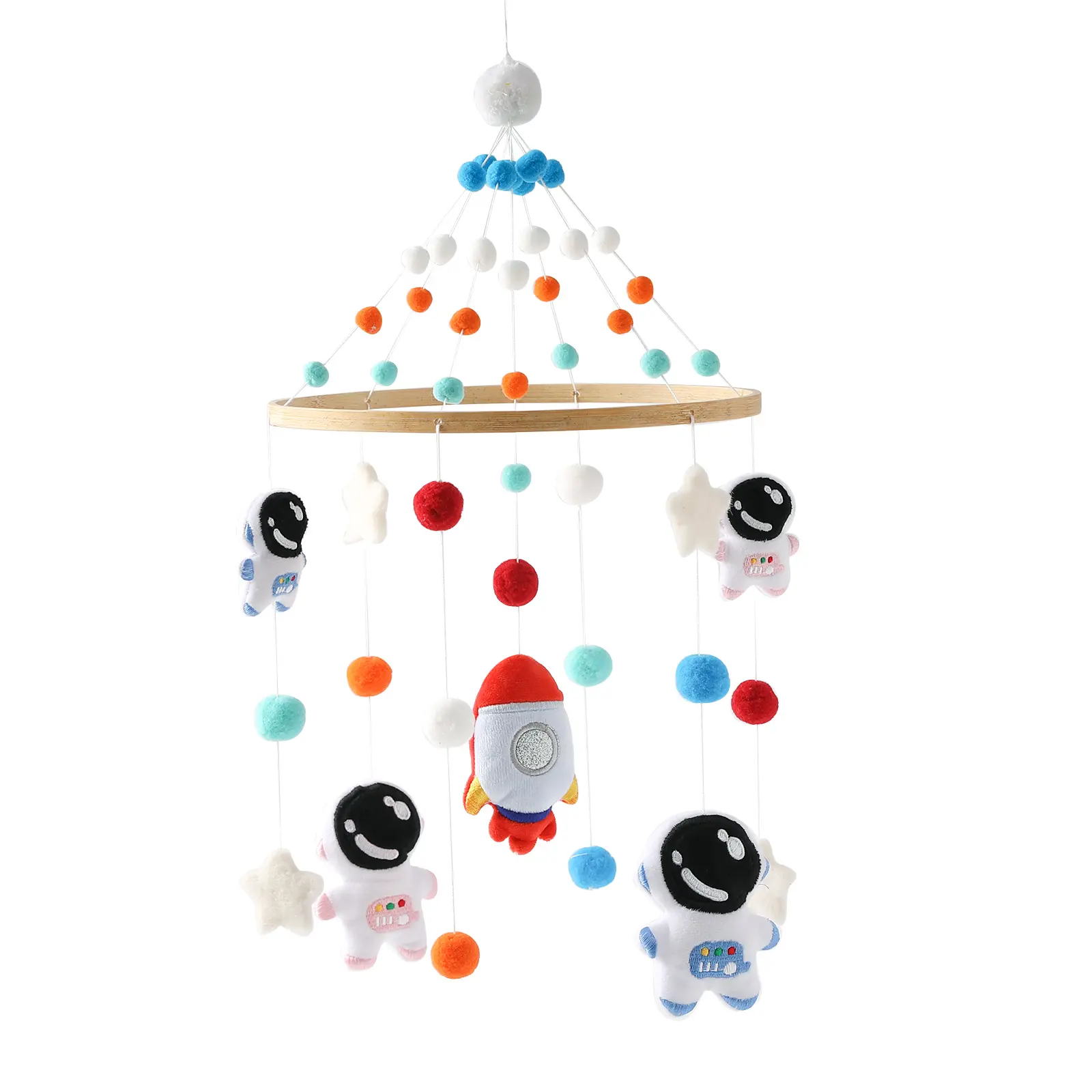 Hout Vilt Baby Mobiele Kerstcadeau Voor Baby Baby Mobiele Opknoping Speelgoed Wieg Decoratie