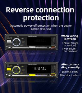 Radio Universal para Auto, Reproductor <span class=keywords><strong>MP3</strong></span>, USB, TF, Receptor <span class=keywords><strong>de</strong></span> Audio, <span class=keywords><strong>Buscador</strong></span> <span class=keywords><strong>de</strong></span> Autos, Asistente <span class=keywords><strong>de</strong></span> Voz, Retroiluminación <span class=keywords><strong>de</strong></span> 7 Colores, Grabación, Conector ISO - Product Image 3
