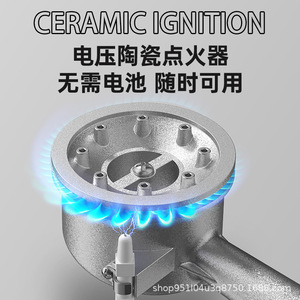 Portable Outdoor <b>Gas</b> Stove 3-5 Minutes Boiling Time <b>Camping</b> Cooker Black - Product Image 5