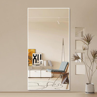 Miroir rectangulaire haute définition antirouille et résistant à la corrosion pleine longueur pour la maison et l'hôtel