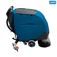 Nouvelle machine de nettoyage et de séchage de sols industrielle, électrique, automotrice, autopropulsée, à batterie, pour le polissage et le lavage.