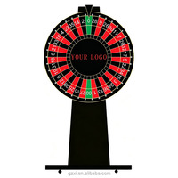 Roue de la Fortune Américaine Autoportante HUAXI en Acrylique et Métal, 1200mm, Rotation à 360 Degrés, Logo Personnalisé pour Événements Chanceux