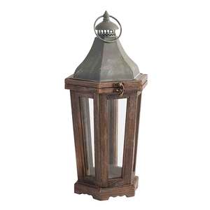 Rustic Wooden Decorative Candle <b>Lantern</b> for Home Decor High Quality Handmade Decorative Mango Wood Candle <b>Lantern</b> Best Seller - Product Image 5