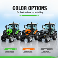 Tracteur agricole 4x4 220 ch avec cabine climatisée, tracteurs agricoles diesel