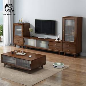 Meuble TV moderne en bois, vente directe usine, meilleur prix, rangement écologique, personnalisable pour salon et chambre - Product Image 6