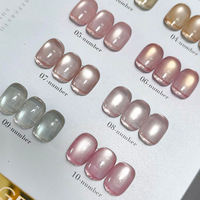 Ensemble de vernis à ongles gel effet œil de chat, design unique, 10 couleurs, avec livre de couleurs gratuit, OEM ODM, étiquette privée, ensemble de vernis gel œil de chat MIMAGPIE, nouveauté