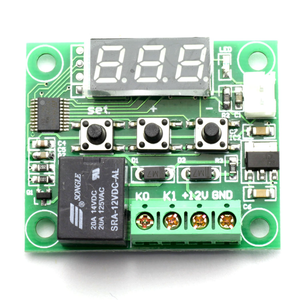 E-outstanding W1209 Temperature <b>Controller</b> DC 12V Digital Cooling/Heating <b>Thermostat</b> Module -50~100℃ with Acrylic Case - Product Image 5