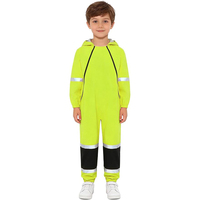 Service OEM disponible, combinaison de pluie pour enfants multicolores, imperméable et respirante, pour jouer dans l'eau