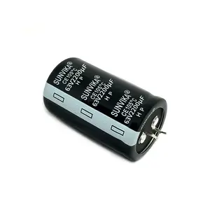 Snap-in Power Adapter Electrolytic Capacitor 63v2200uf capacitor for Welding Machine