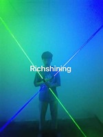 RICHSHINING DJ Laser Light Dancing Handle Light Laser Light Cosplay Laser Sword For Party Show