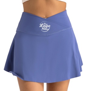 Shorts de sport 2-en-1 pour femme, taille haute, légers, respirants, durables, avec poche pour téléphone, haute visibilité, pour le tennis, la course et le golf - Product Image 1