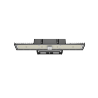 Projecteur linéaire rectangulaire à puissance réglable 250W 200W 150W, éclairage linéaire intelligent à capteur pour allées d'entrepôt