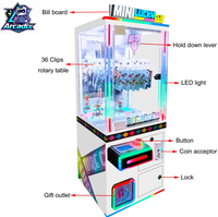 Machine à pinces à monnayeur pour la distribution de cadeaux, machine d'arcade de divertissement intérieur, vente en gros