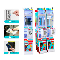 Mini machine à griffes pour peluches avec casier à prix, à monnayeur, pour salle de jeux d'arcade