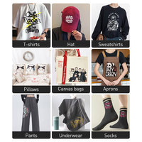 Transfert de chaleur personnalisé en vinyle transfert Dtf chemise vêtements autocollant Dtf pour T-shirts transferts de chaleur par sublimation